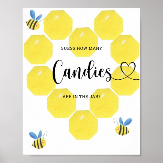 Little BEE rät wie viele Bonbons Poster (Vorne)