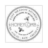 Little Bees Dainty Honeycomb Label Briefmarke Gummistempel (Prägung)