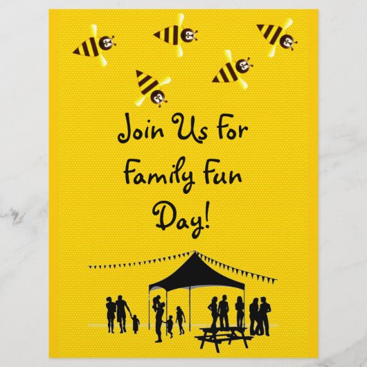 Little Bees Picnic Flyer (Hinten)