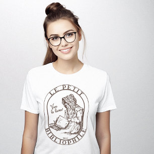 Little Bibliophile Vintag T-Shirt