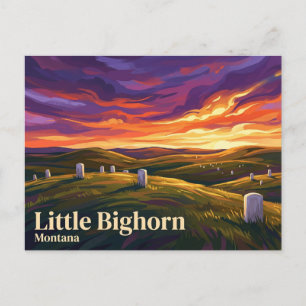 Little Bighorn Battlefield National Monument USA Postkarte
