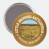 Little Bighorn Battlefield (NM) Magnet (Vorderseite/Rückseite)