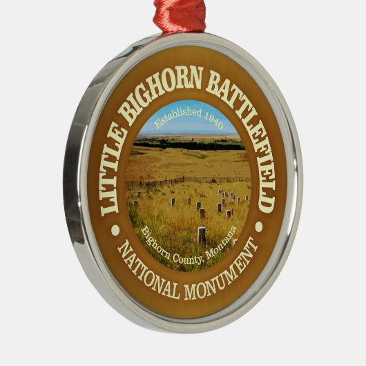 Little Bighorn Battlefield (NM) Ornament Aus Metall (Rechts)