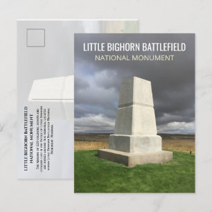 Little Bighorn Burial Monument Postkarte