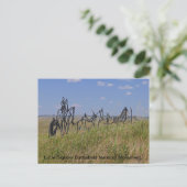 Little Bighorn Memorial Postcard Postkarte (Stehend Vorderseite)