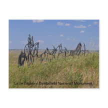 Little Bighorn Memorial Postcard