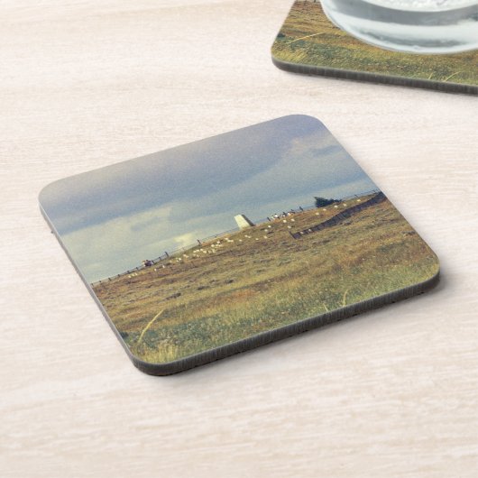 Little Bighorn-Schlachtfeld-nationales Monument Getränkeuntersetzer (Linke Seite)