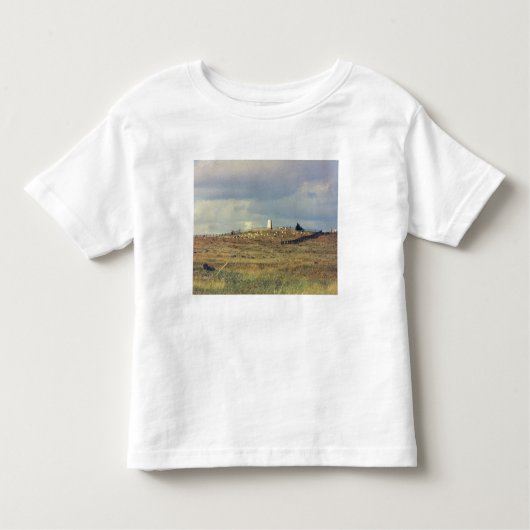 Little Bighorn-Schlachtfeld-nationales Monument Kleinkind T-shirt (Vorderseite)