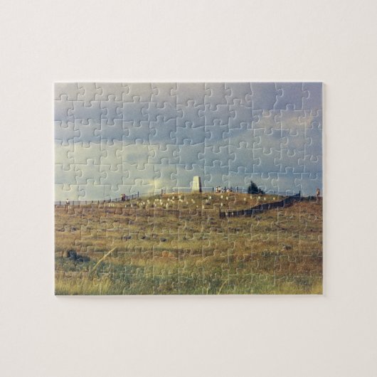 Little Bighorn-Schlachtfeld-nationales Monument Puzzle (Horizontal)