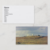 Little Bighorn-Schlachtfeld-nationales Monument Visitenkarte (Vorne/Hinten)