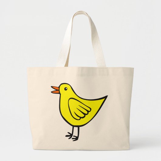 Little Bird 01 Jumbo Stoffbeutel (Vorne)