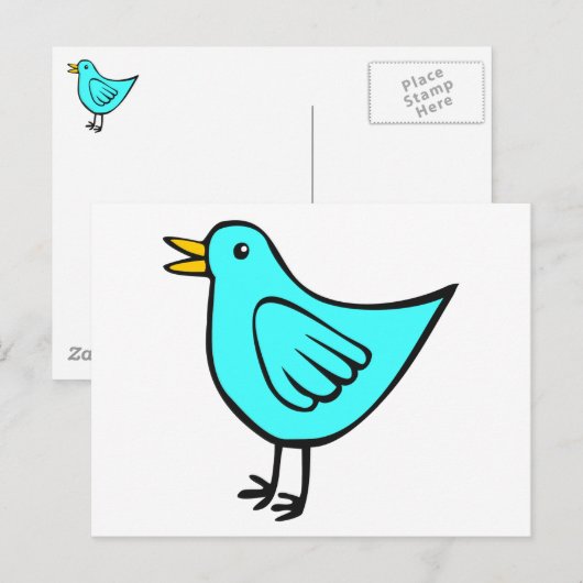 Little Bird 02 Postkarte (Vorne/Hinten)