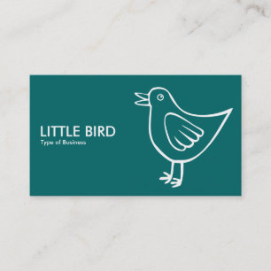 Little Bird 05 - Moss Green Visitenkarte