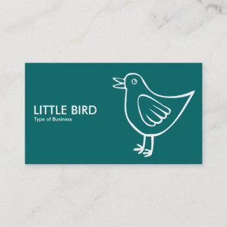 Little Bird 05 - Moss Green Visitenkarte