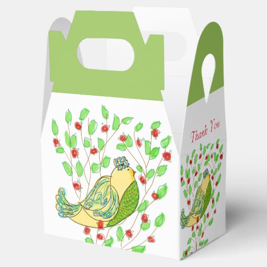 Little Bird Artstic Design Geschenkschachtel (Geöffnet)