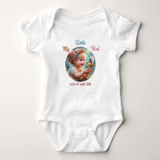 Little Bird Baby Jersey Bodysuit Baby Strampler (Vorderseite)