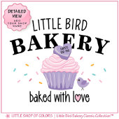 Little Bird Bakery Rosa Cupcake Schürze