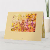 Little Bird Beileid Karte (Rückseite)