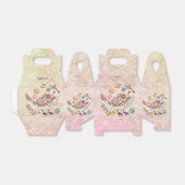 Little Bird Blätter Blume Pink Gefälligkeitsbox Geschenkschachtel (Ungefaltet)