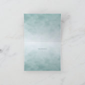 Little Bird Blue Pink Blume Danke Karte (Innenseite)