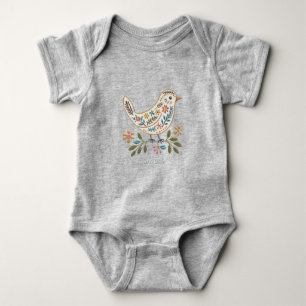 Little Bird Colorful Floral Baby Bodysuit Baby Strampler