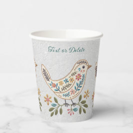 Little Bird farbenfrohe Blumenpapierkästen Pappbecher