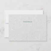 Little Bird farbenfrohe Flora Dankeschön Karte (Rückseite)