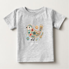 Little Bird Floral Baby T - Shirt