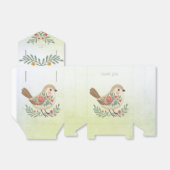 Little Bird Floral Gold Fevor Box Geschenkschachtel (Ungefaltet)