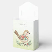 Little Bird Floral Gold Fevor Box Geschenkschachtel (Geöffnet)