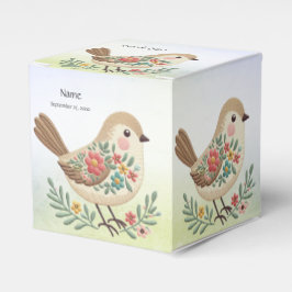 Little Bird Floral Gold Fevor Box Geschenkschachtel