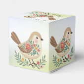 Little Bird Floral Gold Fevor Box Geschenkschachtel (Rückseite)