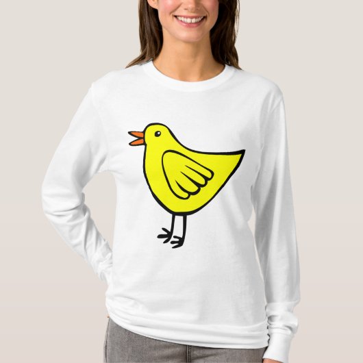 Little Bird - Gelb T-Shirt (Vorderseite)
