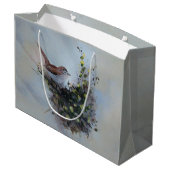 Little Bird Große Geschenktüte (Rückseite Schrägansicht)