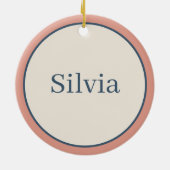 Little Bird Keramik Ornament (Hinten)