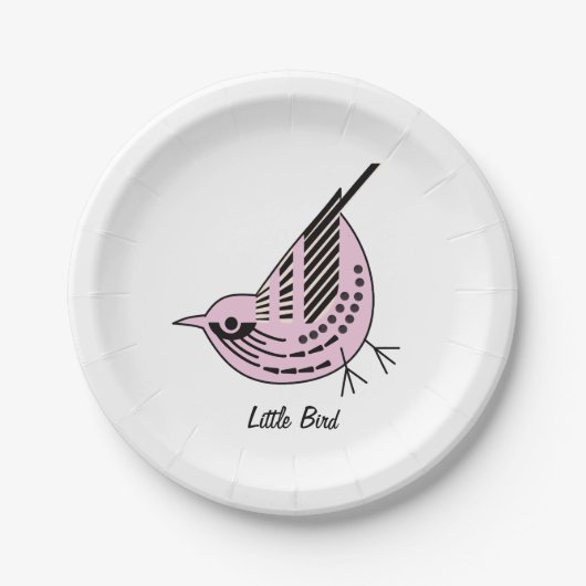 Little Bird Pappteller (Vorderseite)