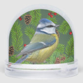 Little Bird & Pinecones Schneekugeln (Rückseite)