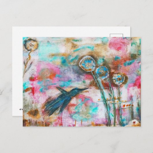 Little Bird Postkarte (Vorne/Hinten)