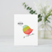 Little Bird Postkarte (Stehend Vorderseite)