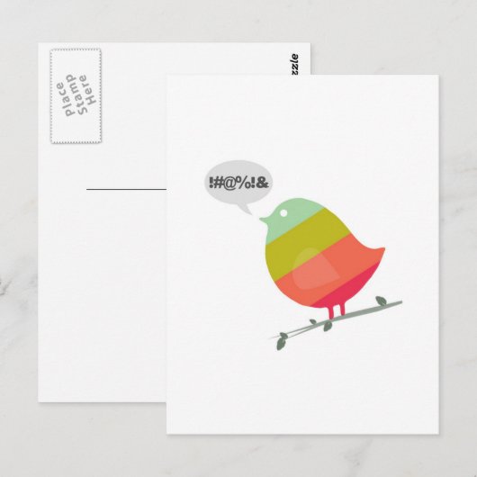 Little Bird Postkarte (Vorne/Hinten)