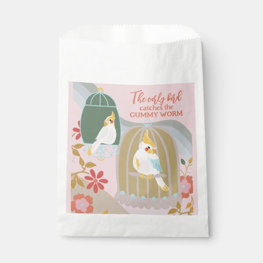 Little Bird Rainbow Pink Candy Geschenktütchen (Vorderseite)