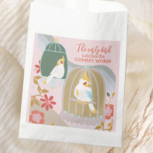 Little Bird Rainbow Pink Candy Geschenktütchen