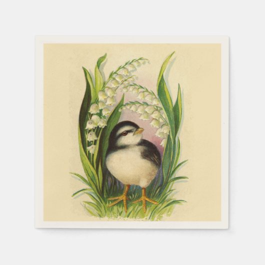 Little Bird Springtime Paper Napkins Serviette (Vorderseite)