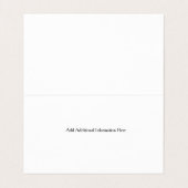 Little Bird Visitenkarten (Innenseite Aufgefaltet)