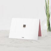 Little Birdie Sechsjährige Geburtstagskarte Karte (Rückseite)