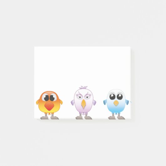 Little Birds Post-it Klebezettel (Vorderseite)