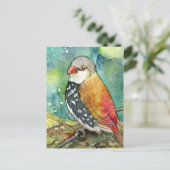 Little Birdy Postkarte (Stehend Vorderseite)
