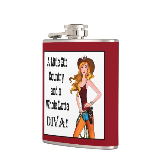 Little Bit Land und eine ganze Lotta DIVA! Flachmann (Links)