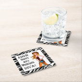 Little Bit Land und eine ganze Lotta DIVA! Rechteckiger Pappuntersetzer (Vor Ort)