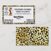 Little Bit Land und eine ganze Lotta DIVA! Visitenkarte (Vorne/Hinten)